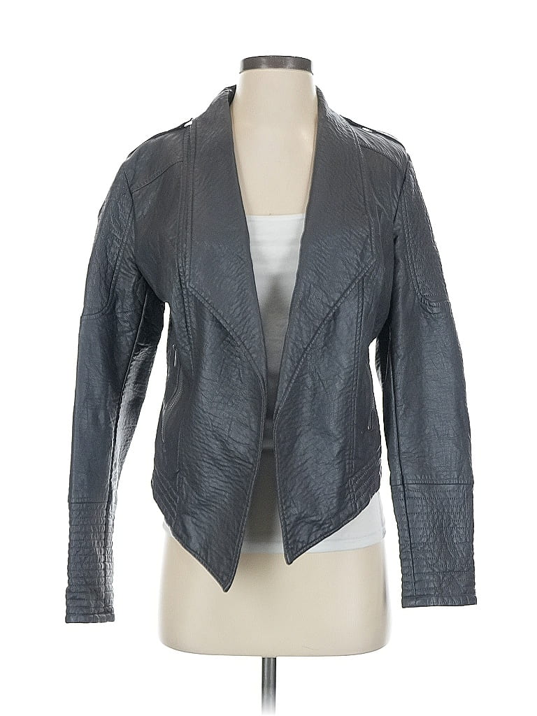 Pre-owned Jack By Bb Dakota Blazer Jacket In Gray