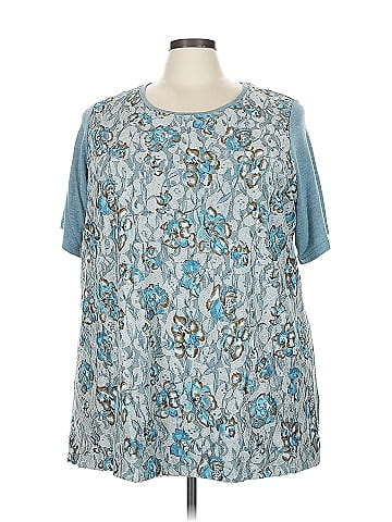 LOGO Lounge Short Sleeve Blouse (view 1)