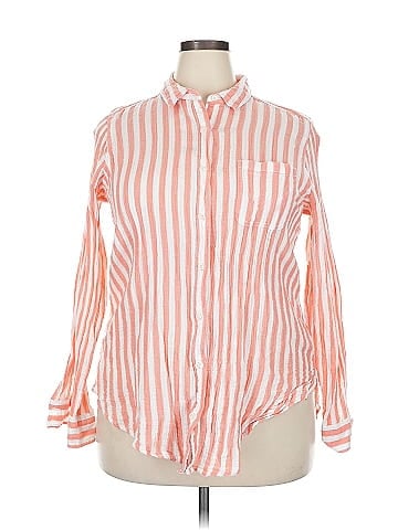 St. John's Bay Long Sleeve Button-Down Shirt (view 1)