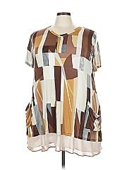 Logo By Lori Goldstein Short Sleeve Blouse