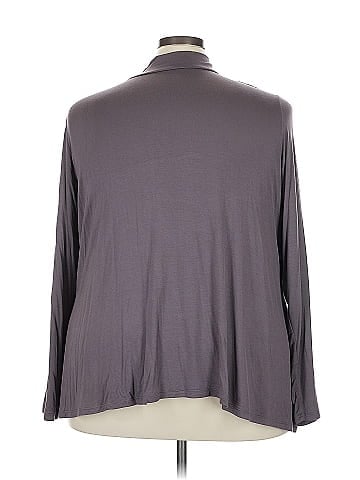 LOGO by Lori Goldstein Long Sleeve Polo (view 2)