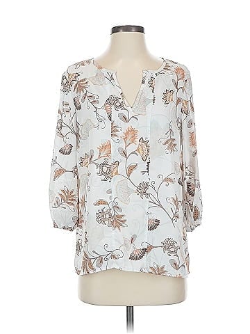 7th Avenue Design Studio New York & Company 3/4 Sleeve Blouse (view 1)