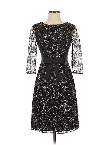 Lace & Mesh Cocktail Dress (view 1)