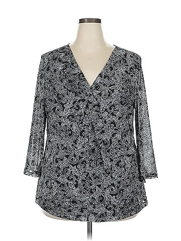Liz Claiborne 3/4 Sleeve Blouse (view 1)