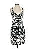 Cynthia Steffe 100% Polyester Animal Print Black Cocktail Dress Size 2 - photo 1