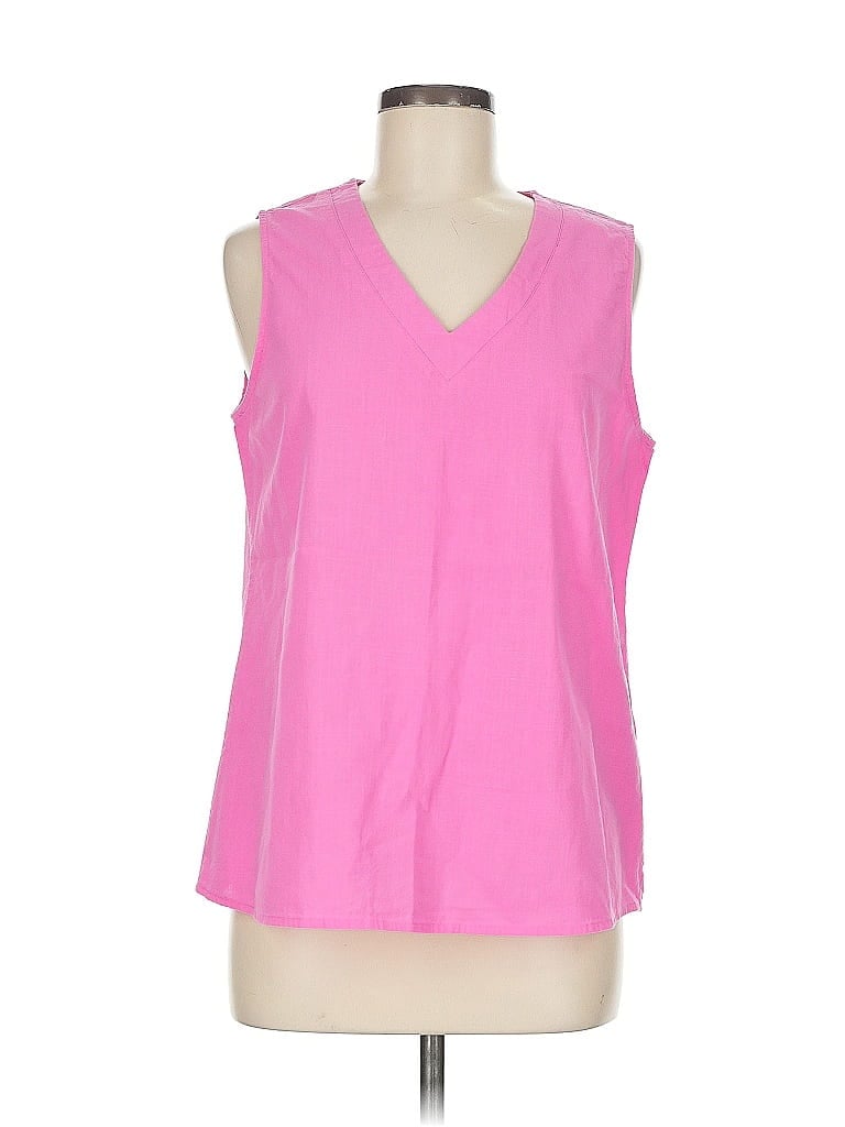 Pre-owned Assorted Brands Sleeveless Blouse In Pink