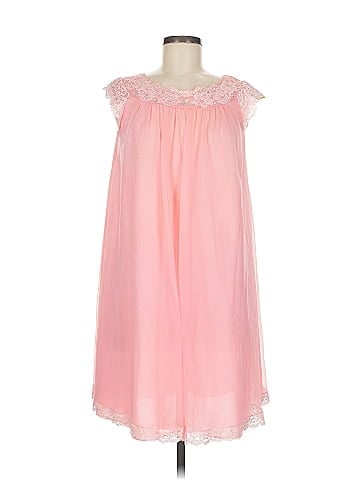 Unbranded Delicate Pink Lace Trimmed Dress (view 1)