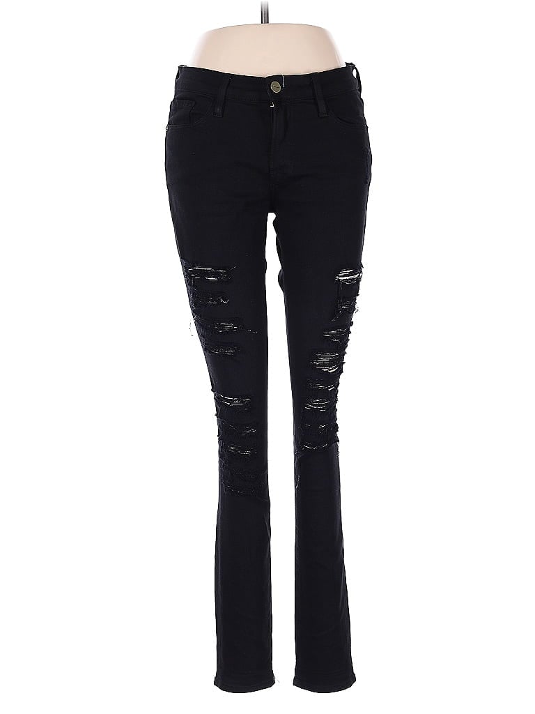 FRAME Denim Hearts Black Jeans Size 27 waist - photo 1