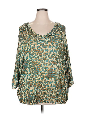 Ashley Stewart 3/4 Sleeve T-Shirt (view 1)
