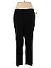 Catherines Solid Black Track Pants Size 1X - photo 2