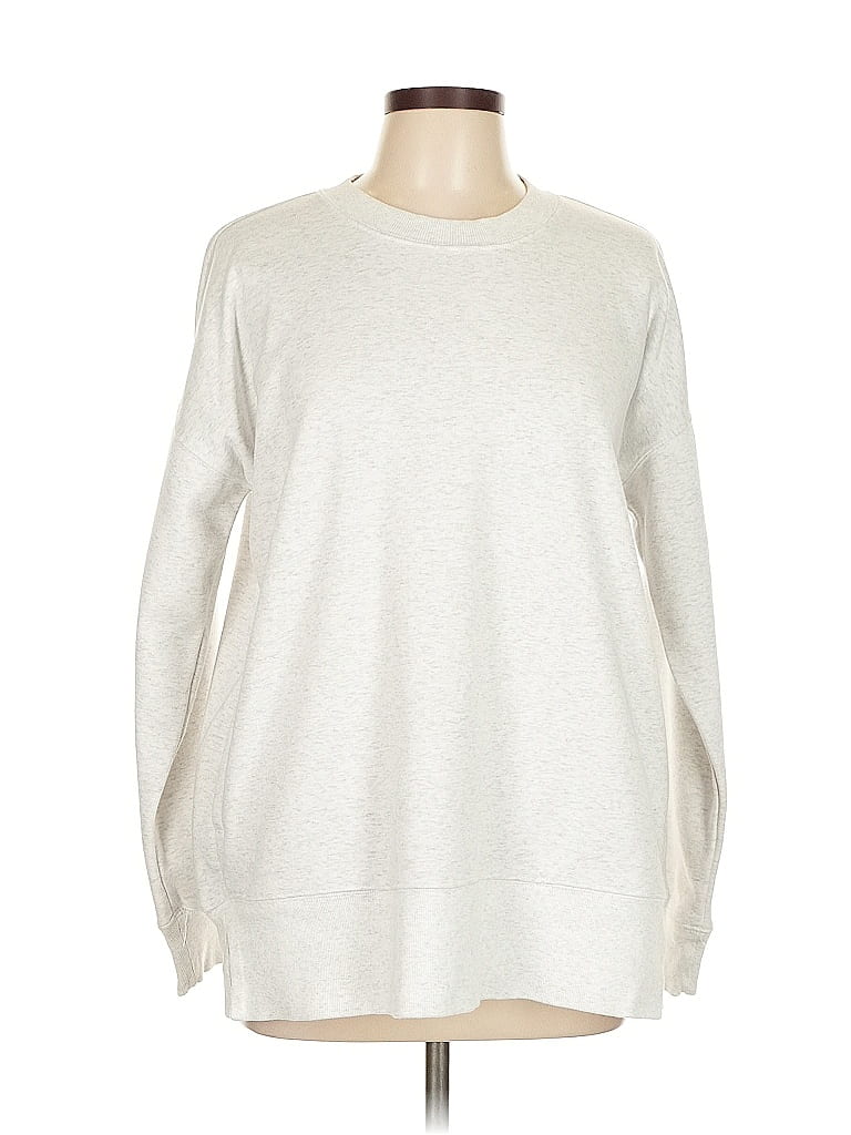 KIRKLAND Signature Silver Sweatshirt Size L - photo 1