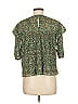 Porridge Green Short Sleeve Blouse Size M - photo 2