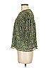 Porridge Green Short Sleeve Blouse Size M - photo 5