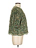 Porridge Green Short Sleeve Blouse Size M - photo 4