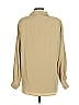 Doncaster Collection 100% Silk Tan Long Sleeve Silk Top Size 12 - photo 2