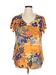 Terra & Sky Short Sleeve Blouse