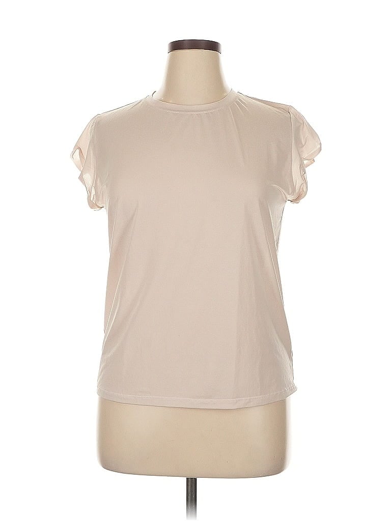 Pre-owned Zyia Active Active T-shirt In Brown