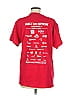 Hanes 100% Cotton Red Short Sleeve T-Shirt Size M - photo 2