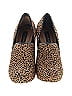Ann Taylor Animal Print Brown Tan Heels Size 6 1/2 - photo 2