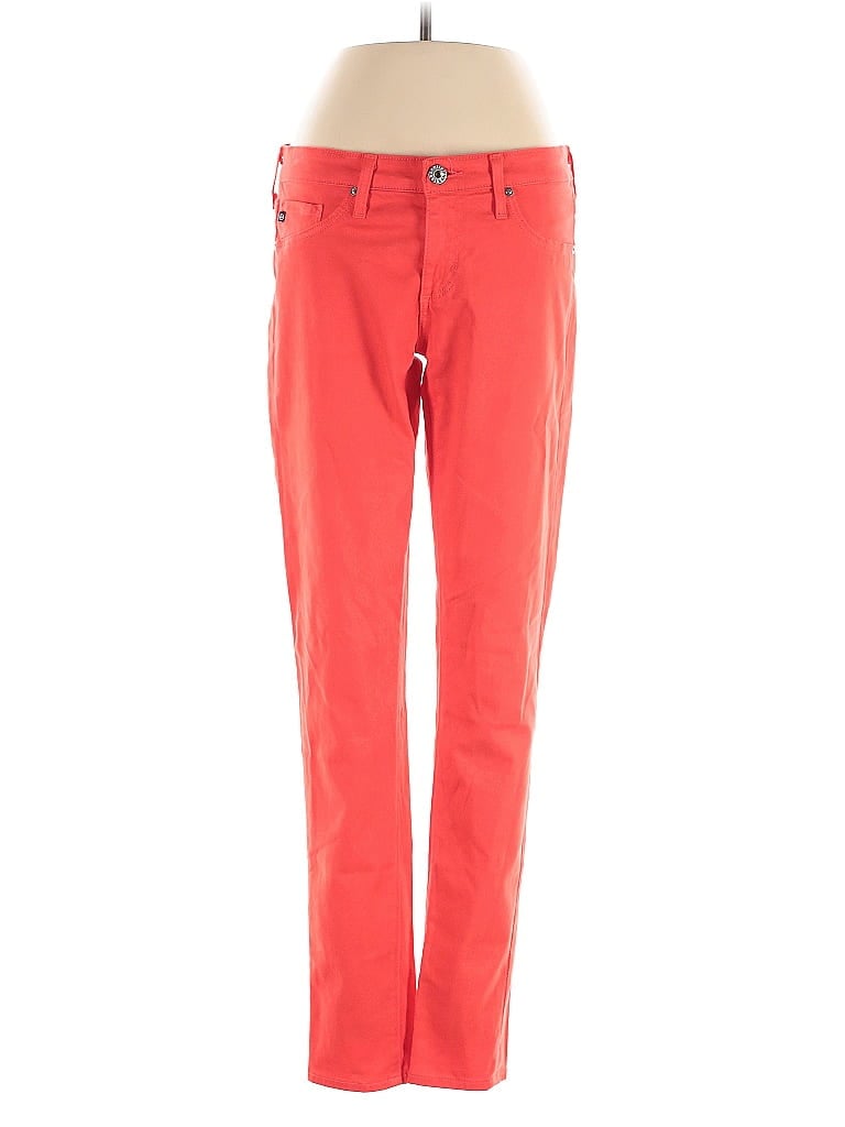 Pre-owned Adriano Goldschmied Casual Pants In Red