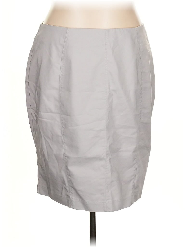 ELOQUII Pre-owned Casual Skirt In Gray