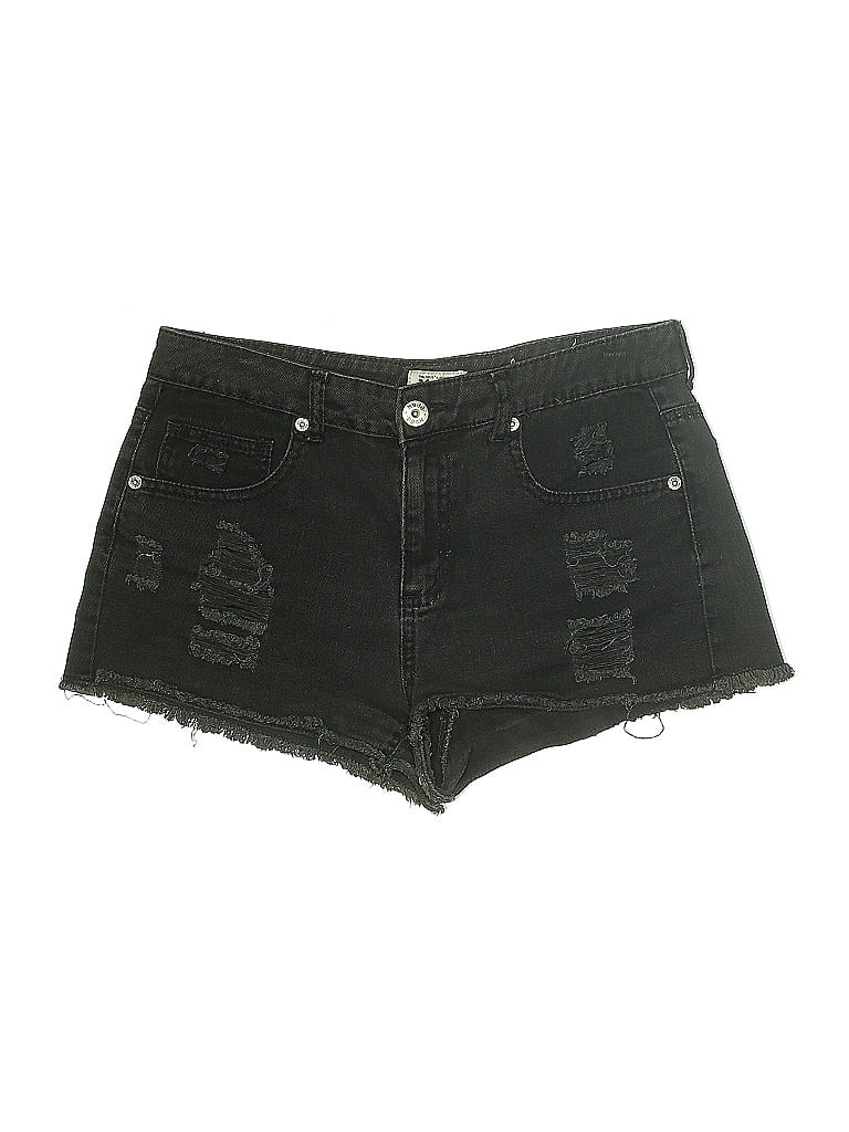 Pre-owned Mudd Denim Shorts In Black