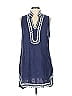 Sail to Sable 100% Linen Blue Casual Dress Size L - photo 1