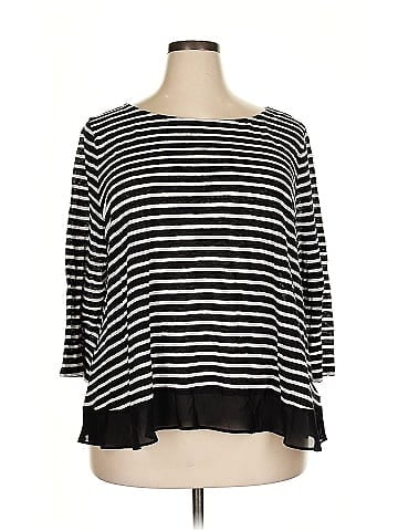 Lauren by Ralph Lauren 3/4 Sleeve T-Shirt (view 1)