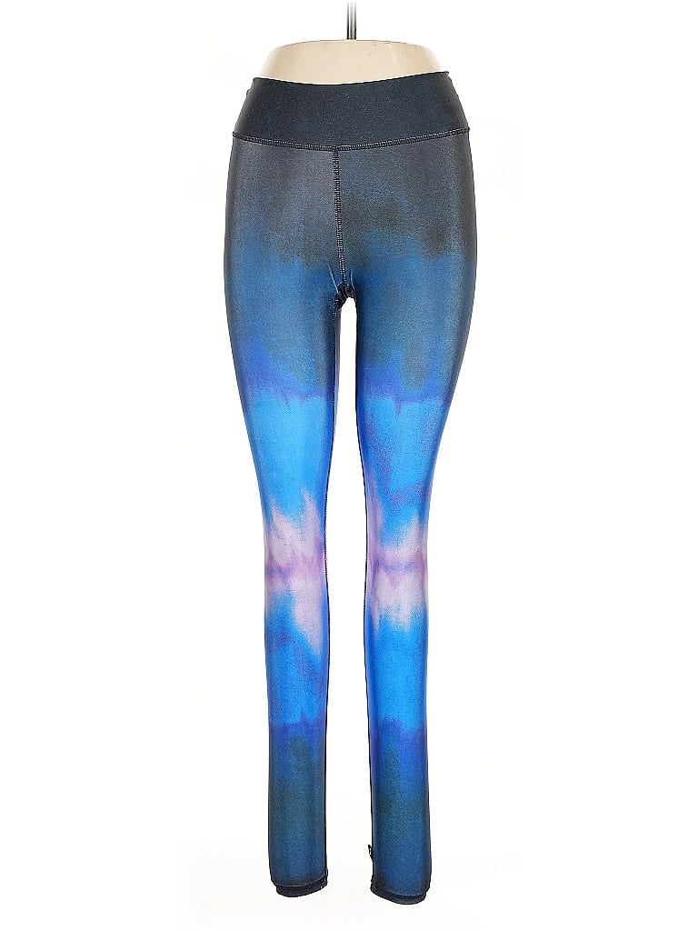 Terez Graphic Blue Active Pants Size M - photo 1