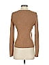 Carlisle Brown Long Sleeve Silk Top Size S - photo 2