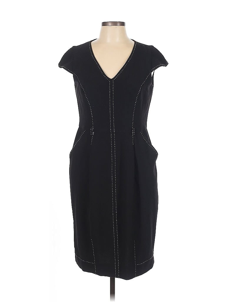 Pre-owned Evan Picone Cocktail Dress In Black