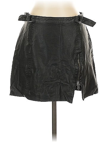 Free People Faux Leather Skirt (view 1)