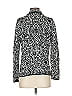 Chico's Silver Black Silk Blazer Size Sm (0) - photo 2