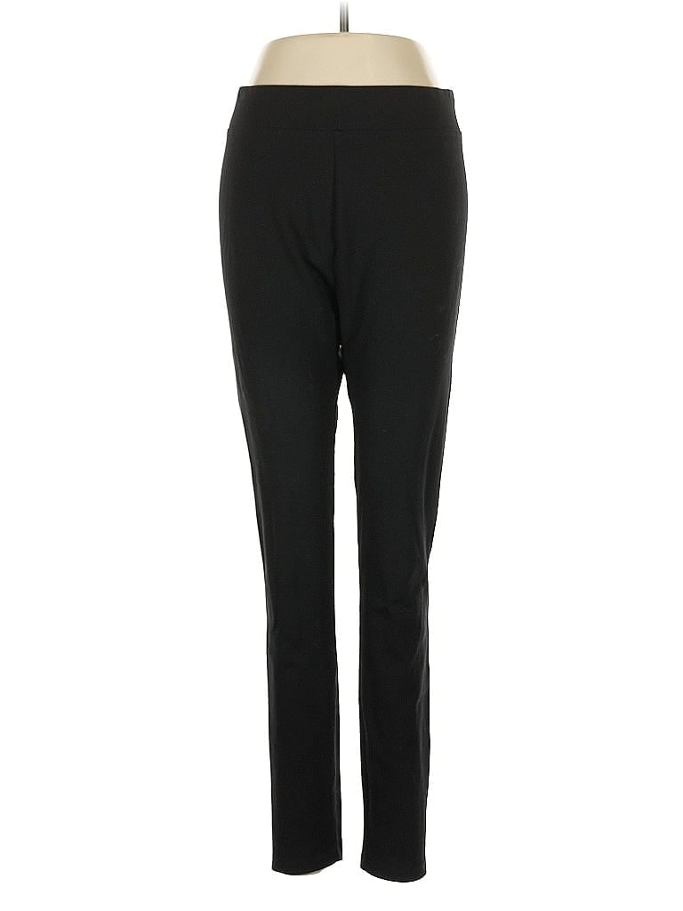 Lou & Grey Solid Black Active Pants Size M - photo 1