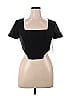 STAUD Black Short Sleeve Top Size 14 - photo 1