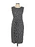 En Focus Studio Houndstooth Black Cocktail Dress Size 10 - photo 1