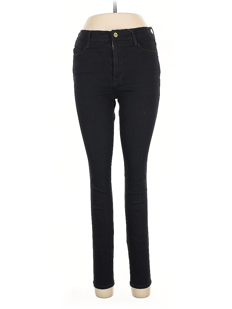 FRAME Denim Solid Black Jeggings Size 30 waist - photo 1