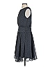 Derek Lam Collective 100% Polyester Houndstooth Gray Black Casual Dress Size EU (IT) 38 / US 2 - photo 5