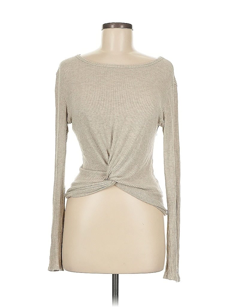 Elan Tan Long Sleeve T-Shirt Size M - photo 1