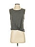 JCPenney Gray Sleeveless Top Size XXS (estimated) - photo 1