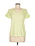 T by Talbots 100% Cotton Green Short Sleeve T-Shirt Size M - photo 1