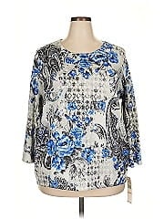 Alfred Dunner 3/4 Sleeve Blouse