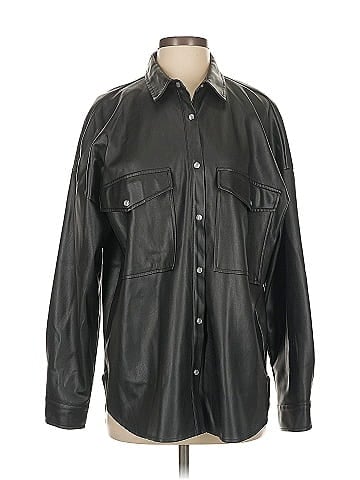 12th Tribe Faux Leather Jacket (view 1)