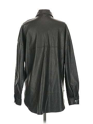 12th Tribe Faux Leather Jacket (view 2)