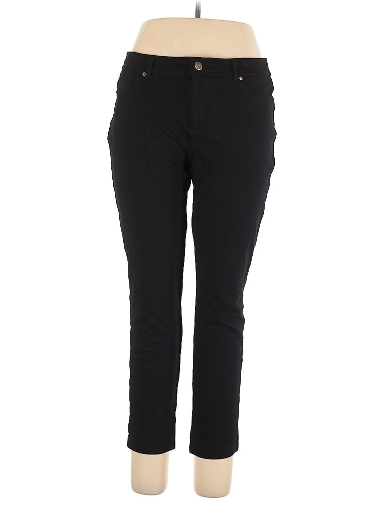 Pre-owned Charter Club Casual Pants In Black