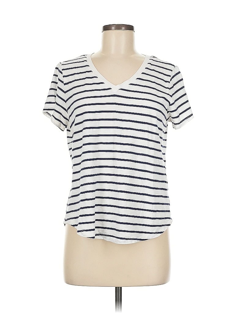 Pre-owned Old Navy Short Sleeve T-shirt In White