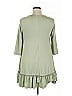 Easel Solid Green Casual Dress Size L - photo 2