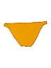 Nicholas Solid Yellow Swimsuit Bottoms Size S - photo 2