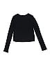 Art Class Black Long Sleeve Top Size 6 - photo 2