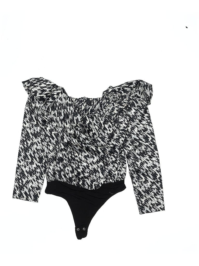 Pre-owned Express Long Sleeve Blouse In Black